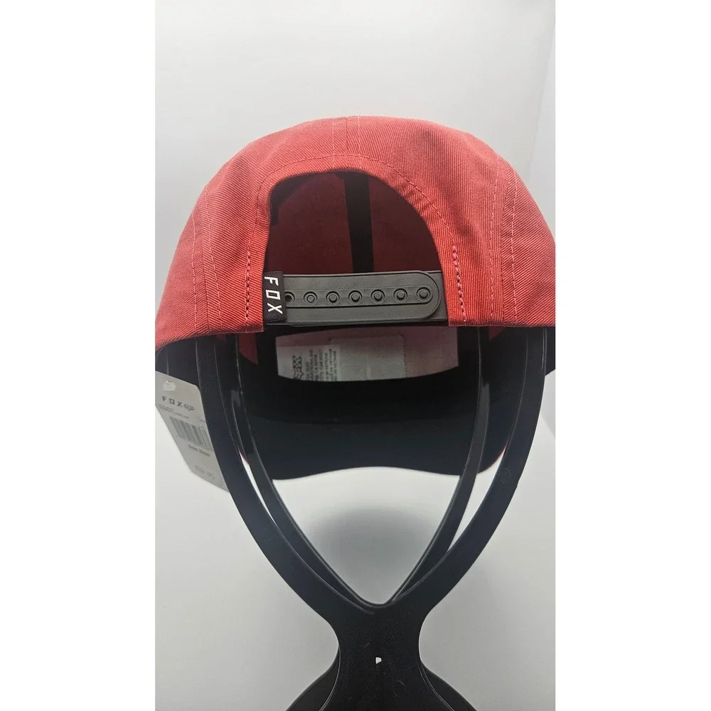 Fox Racing Regiment 5 Panel Hat Mens Red Clay Snapback Camper Cap 29109-348-OS